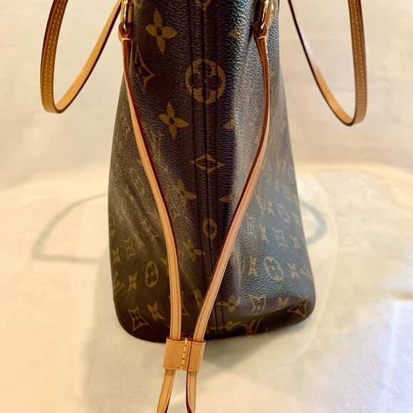 AUTHENTIC LOUIS VUITTON MONOGRAM NEVERFULL MM (IN EXCELLENT CONDITION) - Picture 5 of 12